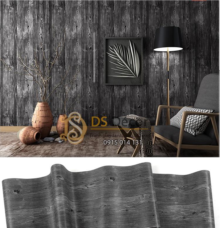 Giấy-dán-tường-giả-gỗ-3D103-màu đen
